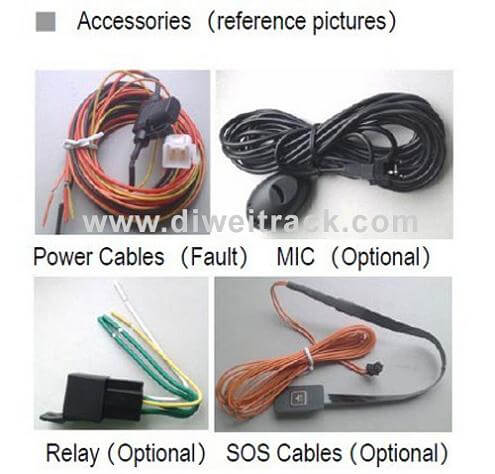 Accessories for tk116 Accessories for tk116